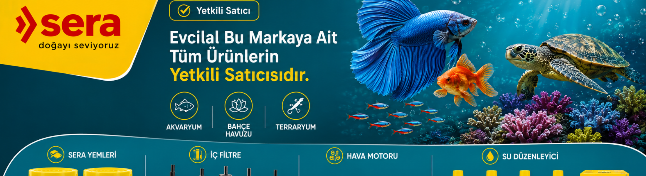 Sera Balık Yemi ve Akvaryum Ürünleri