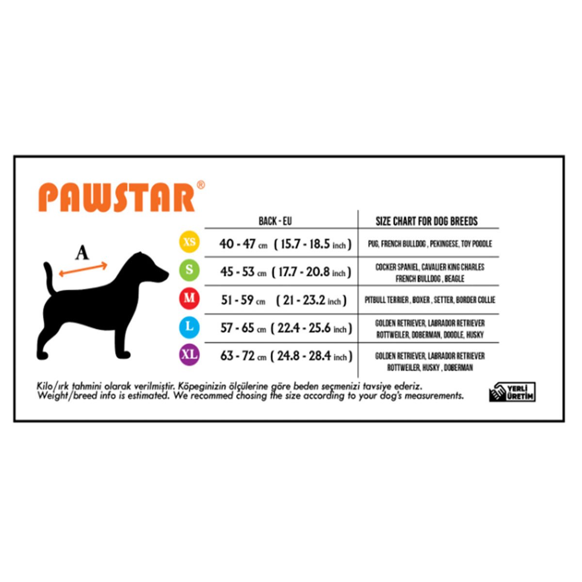 pawstar-kopek-yagmurlugu-beden-tablosu