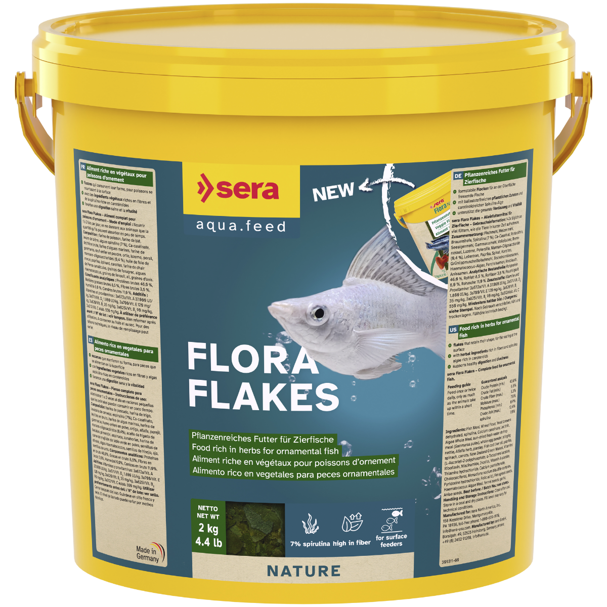 Sera Nature Flora Flakes 10 L 2 Kg