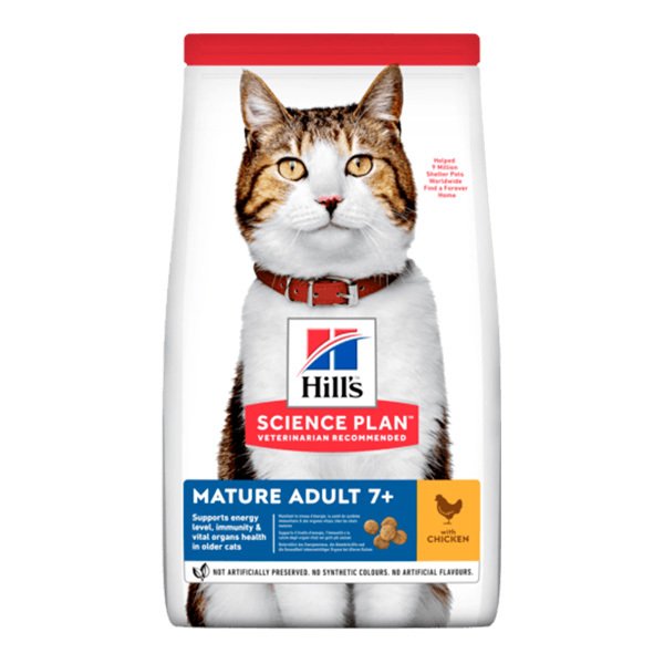 Hils Mature Adult +7 Tavuklu Yaşlı Kedi Maması 3 Kg
