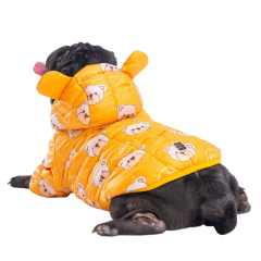 PawStar Sarı Teddy Puff Küçük Irk Köpek Yağmurluk 2XLarge