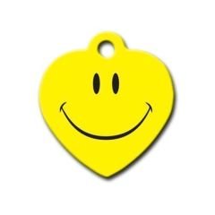 Dalis Pet Tag - Smile Kalp Kedi Köpek Künyesi Small