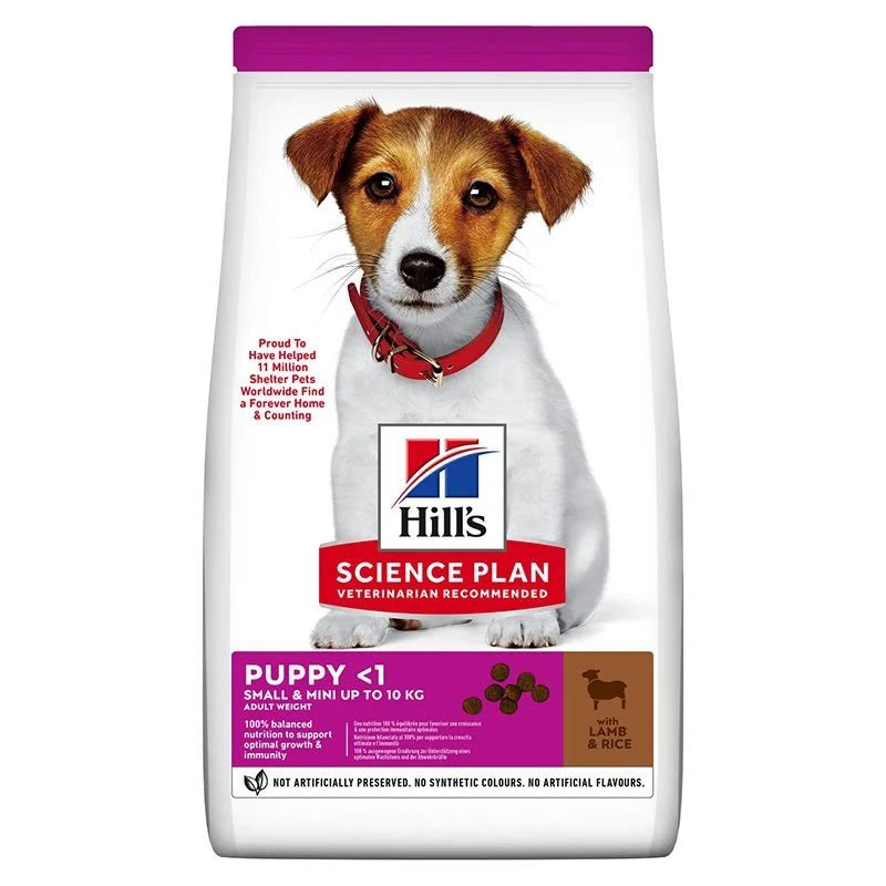 Hill Small Mini Puppy Küçük Irk Kuzu Etli Yavru Köpek Maması 1,5 Kg