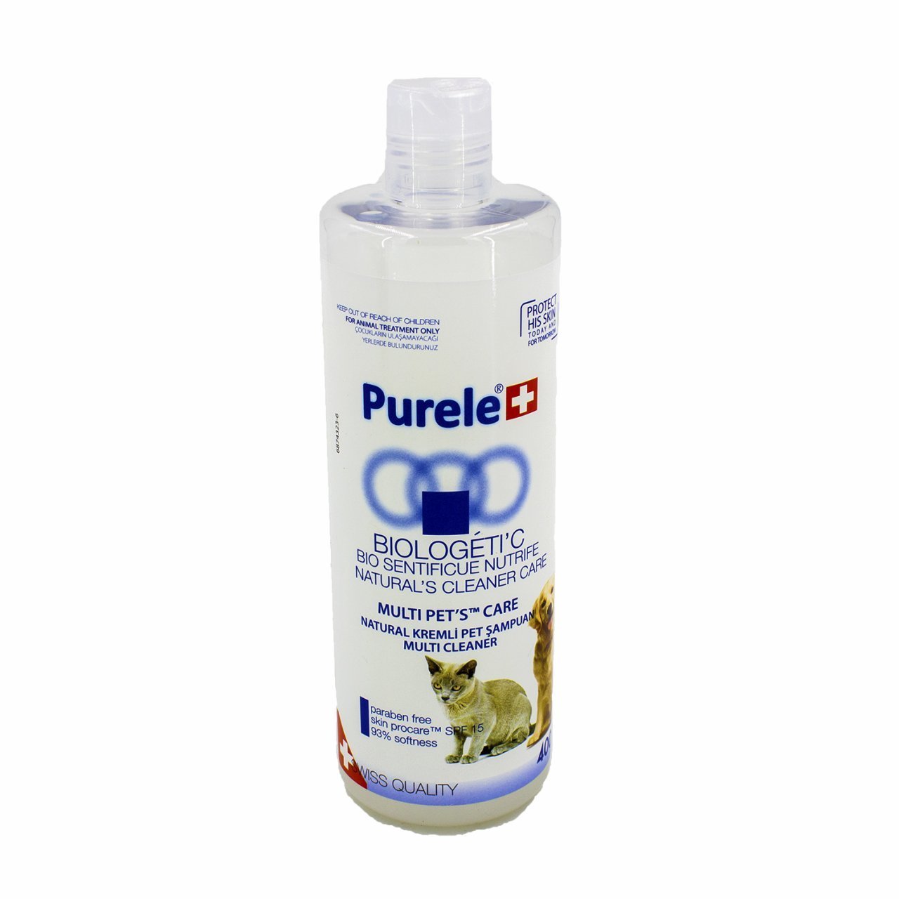 Purele Biologetic Kolay Tarama Sağlayan Parlaklık Veren Kedi ve Köpek Şampuanı Purele Biologetic Kolay Tarama Kedi ve Köpek Şampuanı