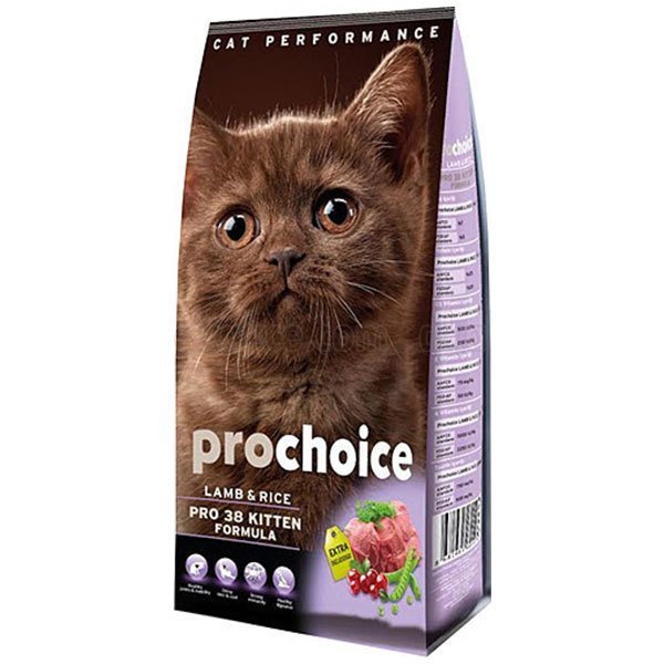 Pro Choice Pro 38 Cat Kitten Lamb Rice 15 kg