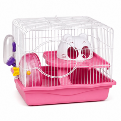 Dayang M0101 Hamster Kafesi 35x26x27 Cm Aksesuarlı Kemirgen Kafesi