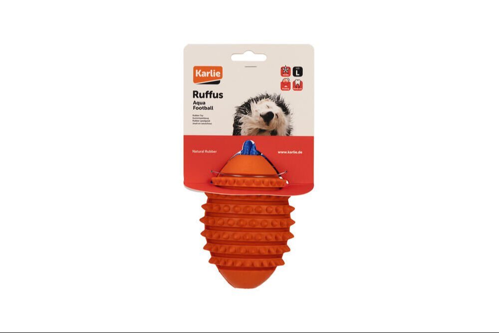 Karlie Ruffus Vollgummi Aqua Toy Large Köpek Oyuncağı Diş İpi