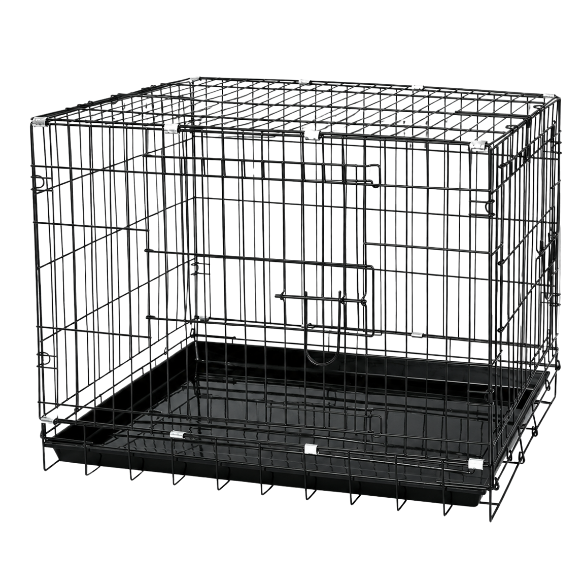 Dayang Katlanabilir Köpek Kafesi Siyah 78 x 48 x 55 Cm