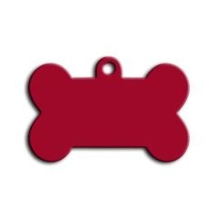 Dalis Pet Tag - Küçük Kemik Köpek Künyesi Gri