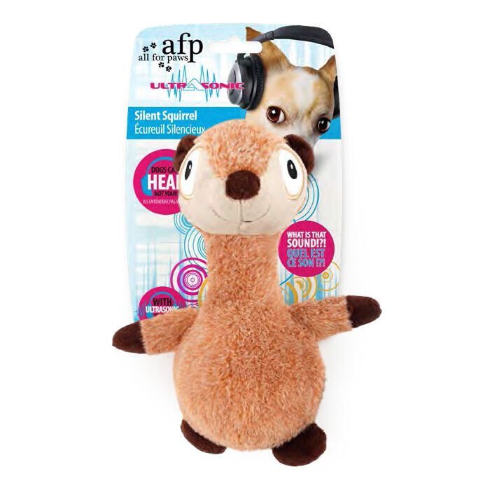 AFP Ultrasonik Sesli Sincap Peluş Köpek Oyuncağı 22 x 16,7 x 9 Cm